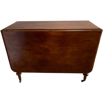 Antique Victorian Mahogany Gate Leg Drop Leaf Table