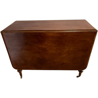 Antique Victorian Mahogany Gate Leg Drop Leaf Table