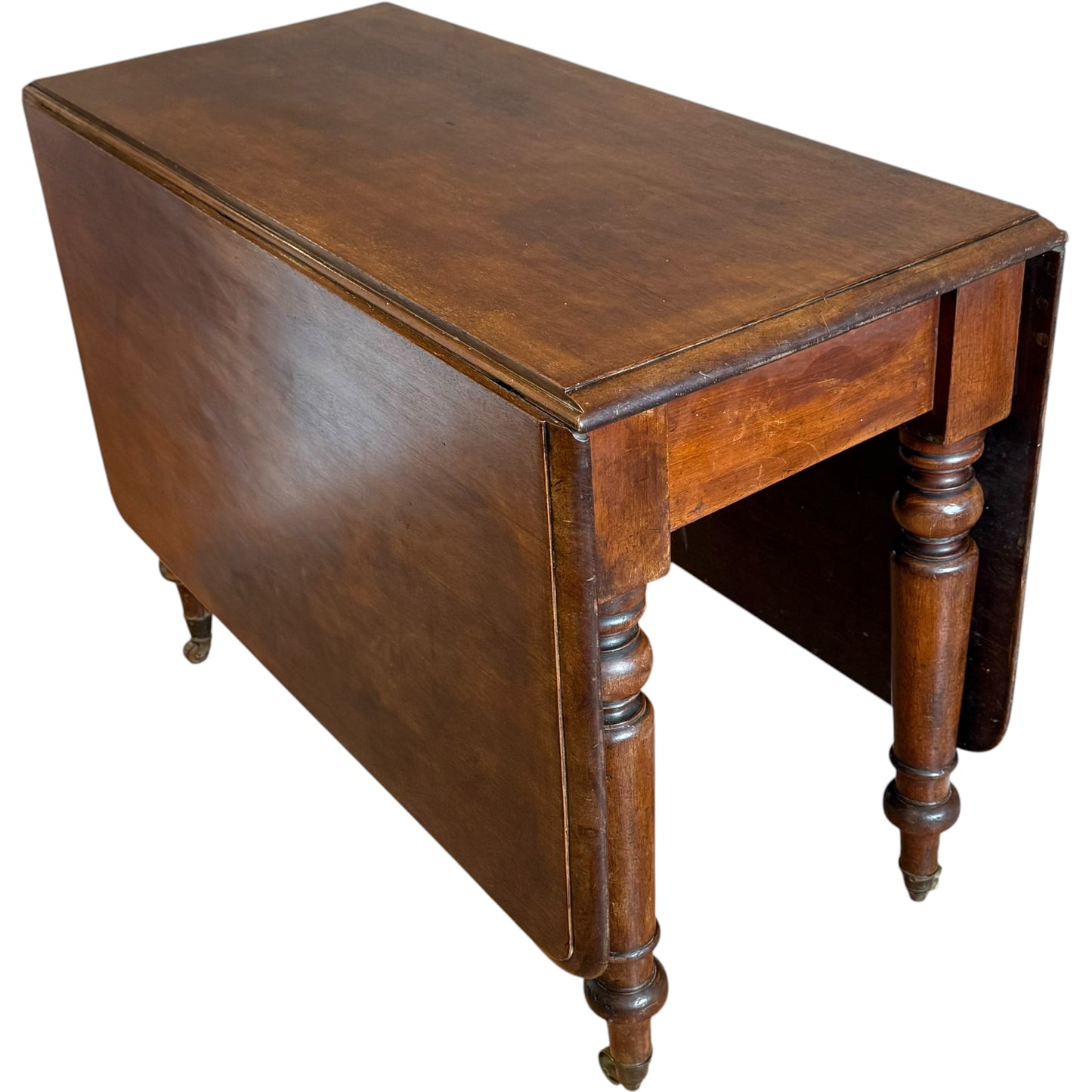 Antique Victorian Mahogany Gate Leg Drop Leaf Table