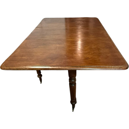 Antique Victorian Mahogany Gate Leg Drop Leaf Table