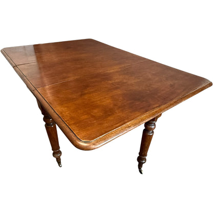 Antique Victorian Mahogany Gate Leg Drop Leaf Table