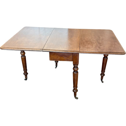 Antique Victorian Mahogany Gate Leg Drop Leaf Table