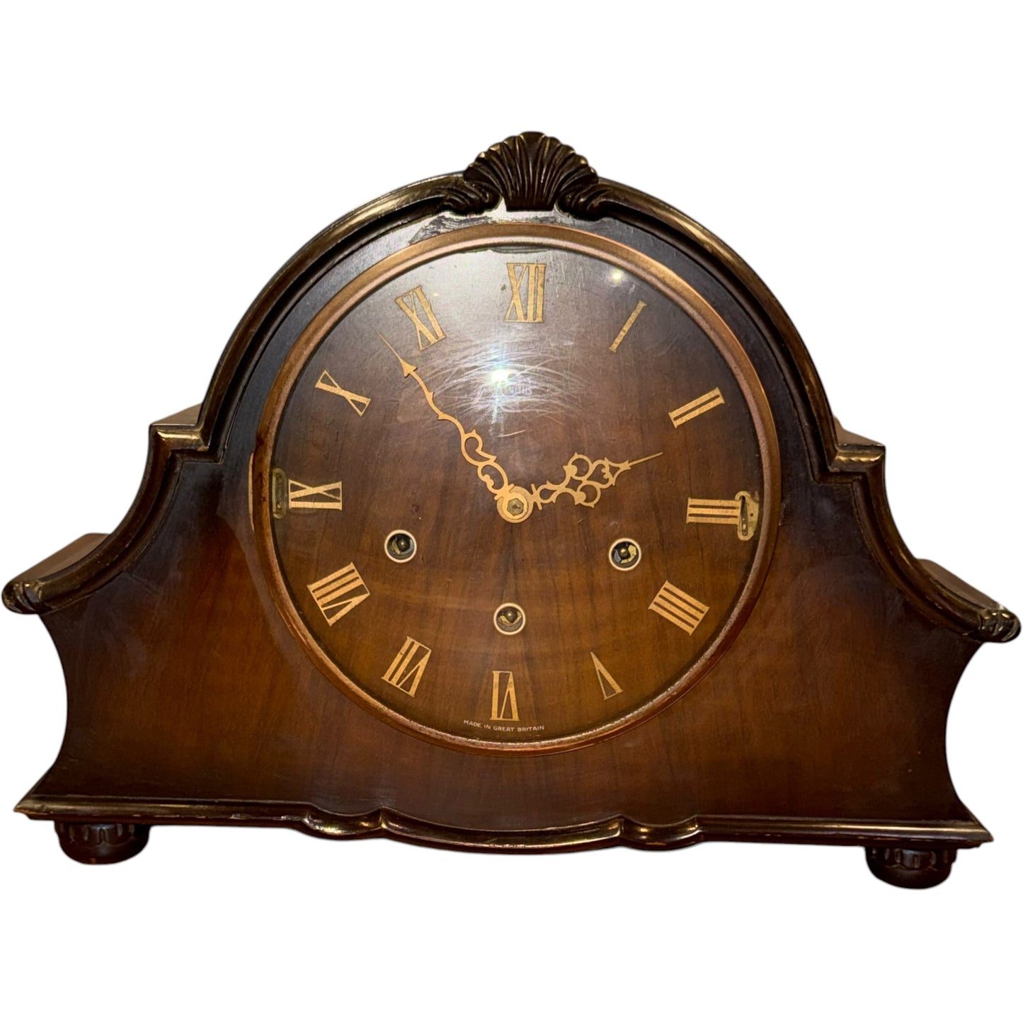 Vintage Smiths Winchester Westminster Chime Mantel Clock