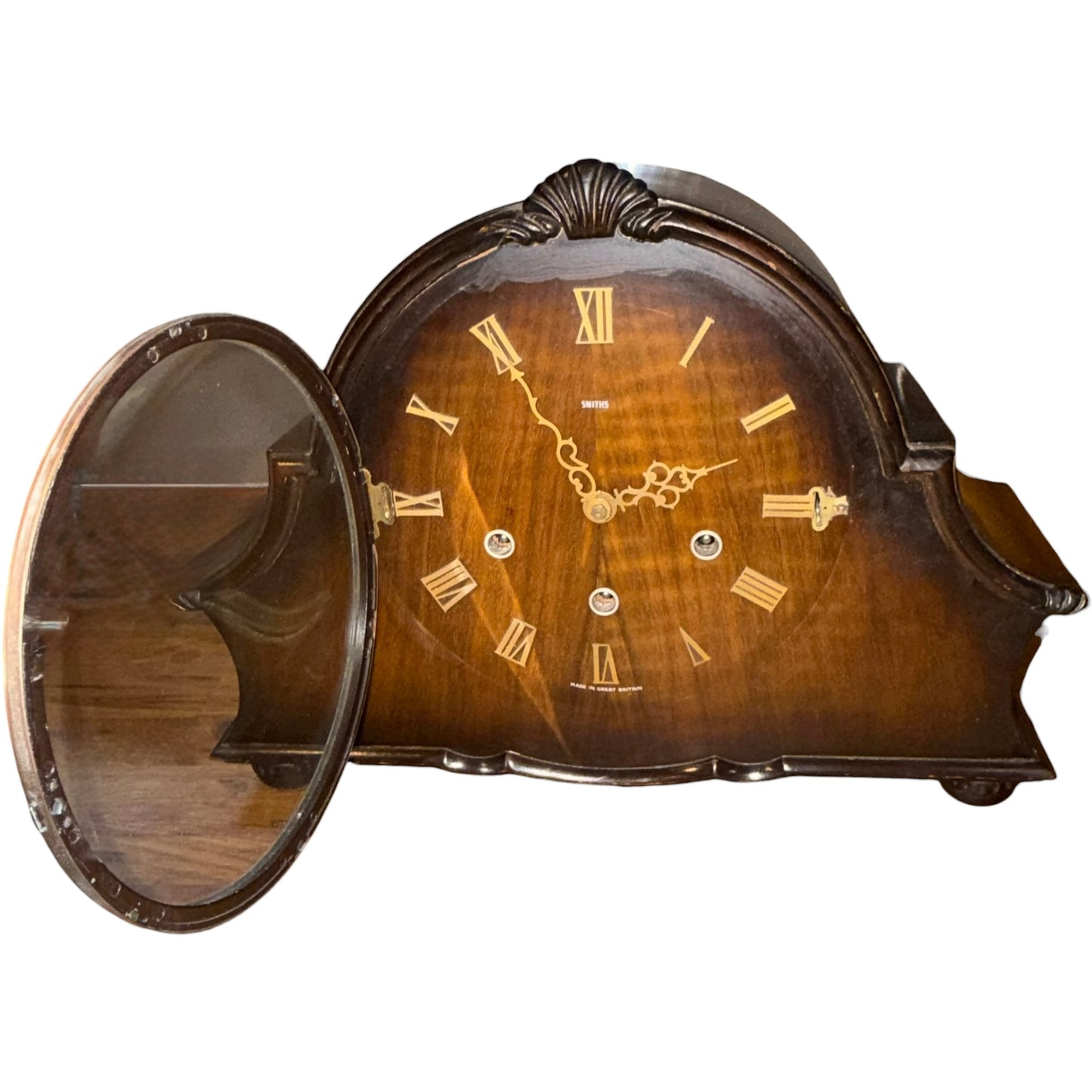 Vintage Smiths Winchester Westminster Chime Mantel Clock