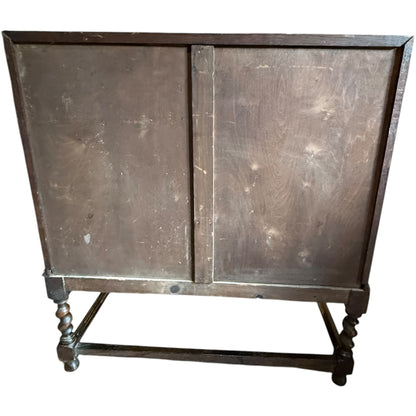 Antique Victorian Jacobean Revival Oak Bureau c.1890–1910