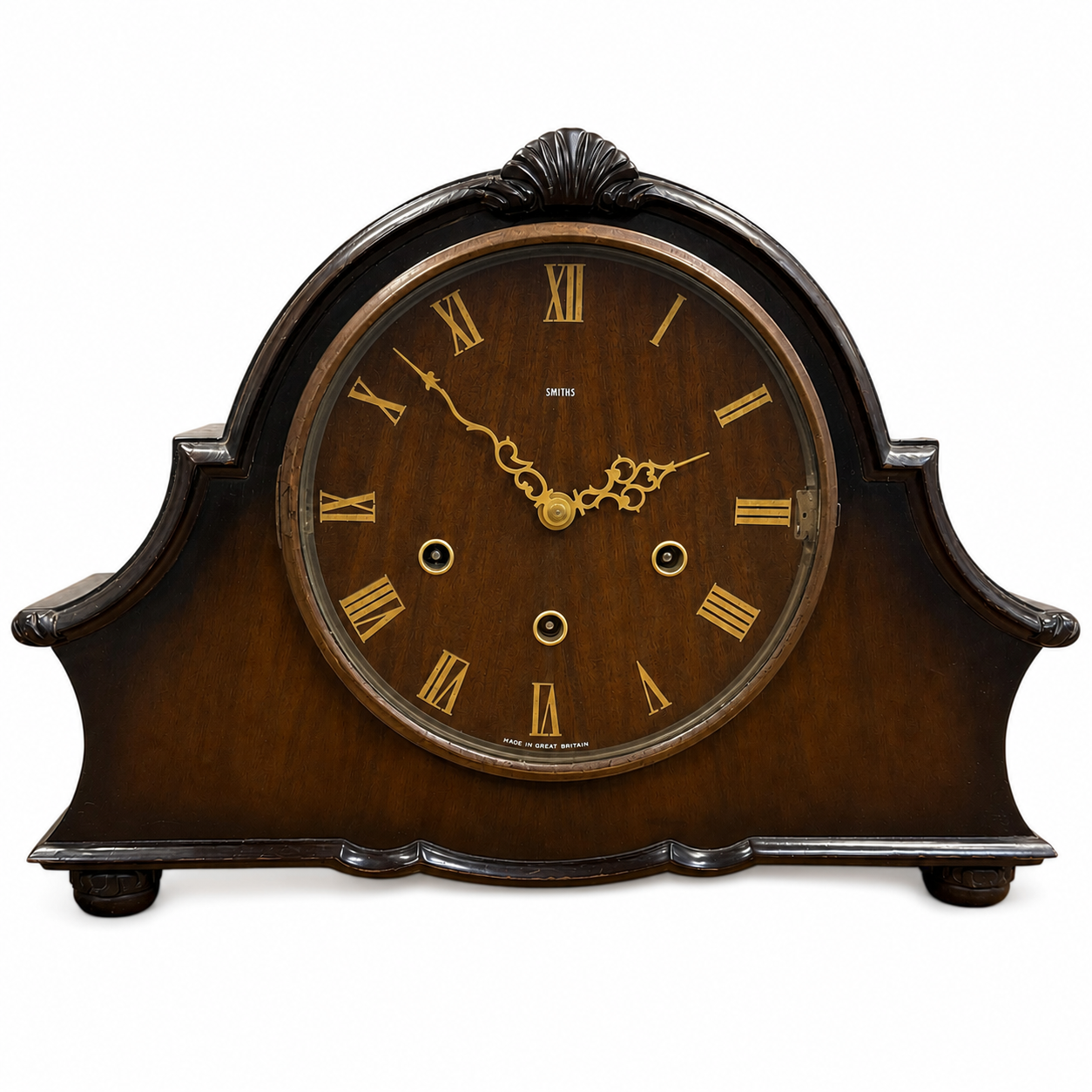 Vintage Smiths Winchester Westminster Chime Mantel Clock
