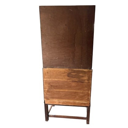 Antique Oak Bureau Bookcase