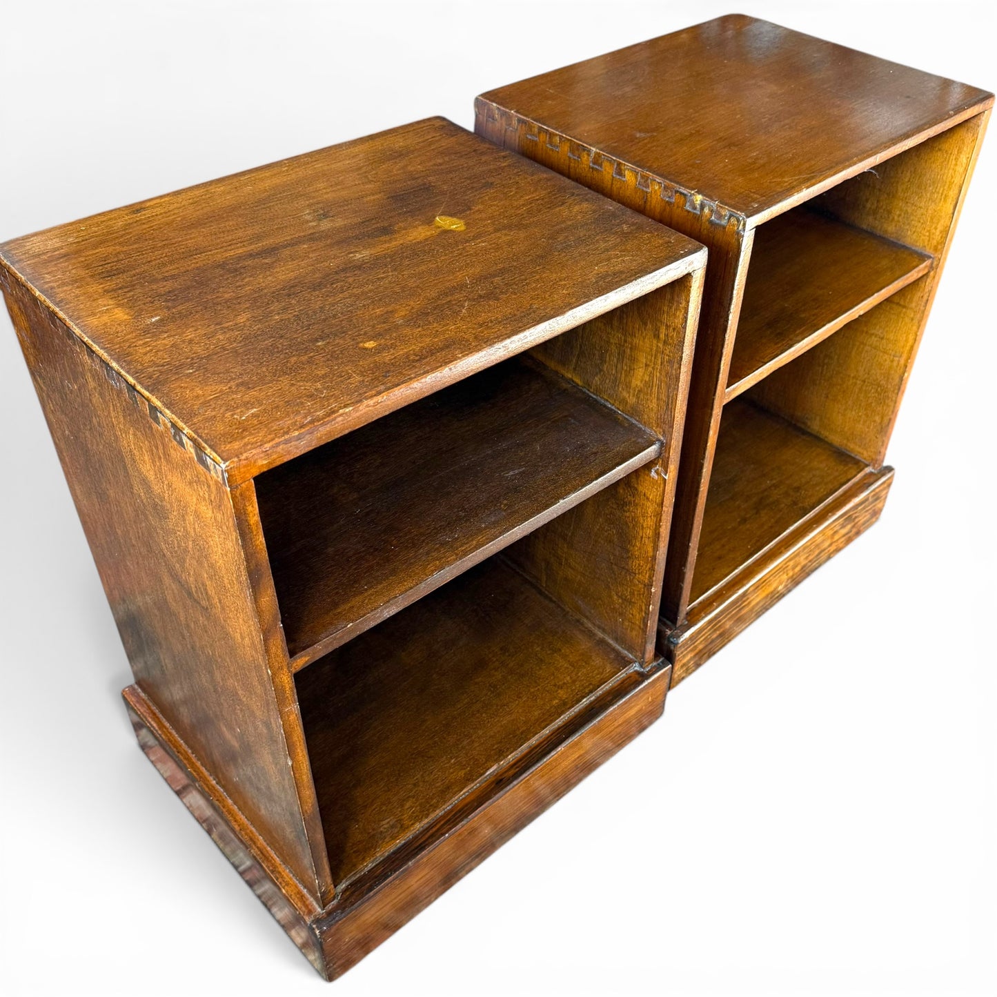 Pair of Antique Georgian Style Mahogany Bedside Tables
