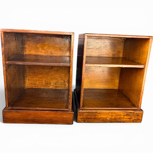 Pair of Antique Georgian Style Mahogany Bedside Tables