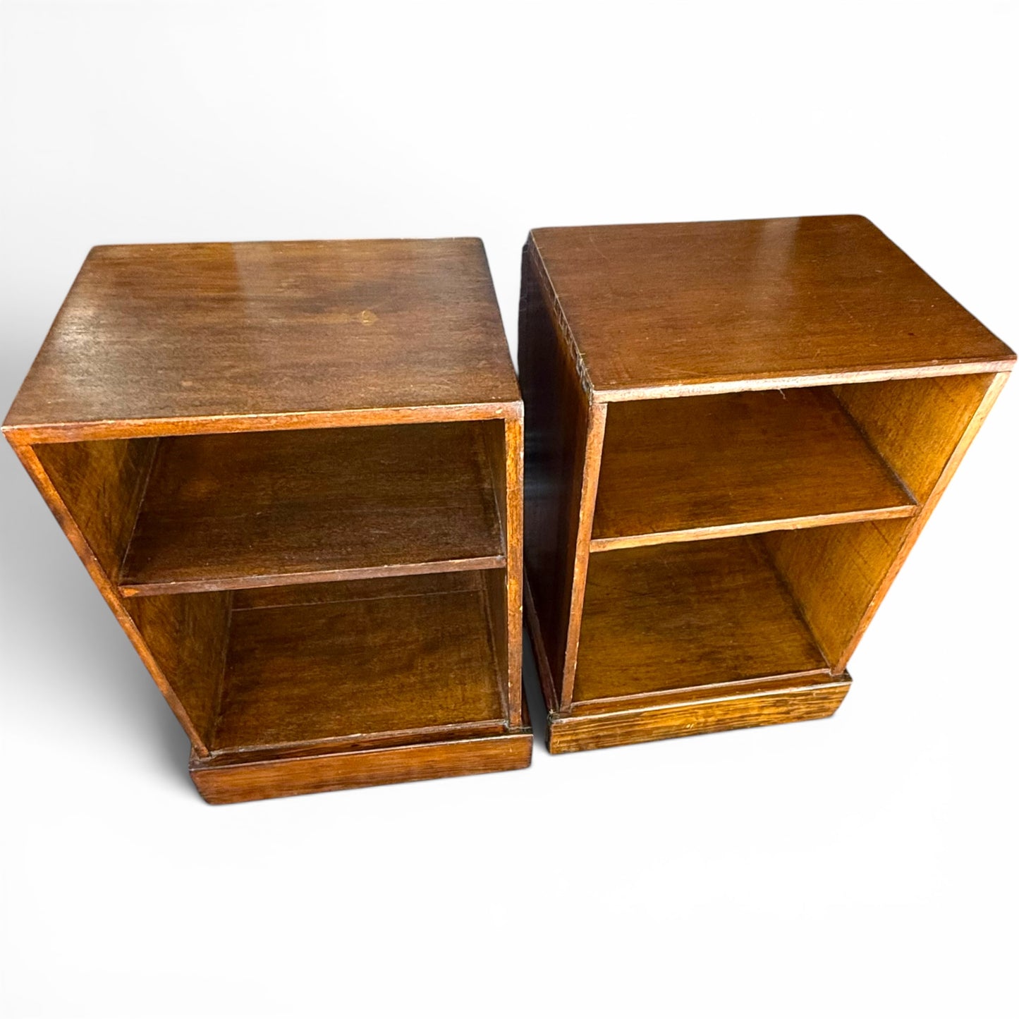 Pair of Antique Georgian Style Mahogany Bedside Tables