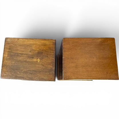 Pair of Antique Georgian Style Mahogany Bedside Tables