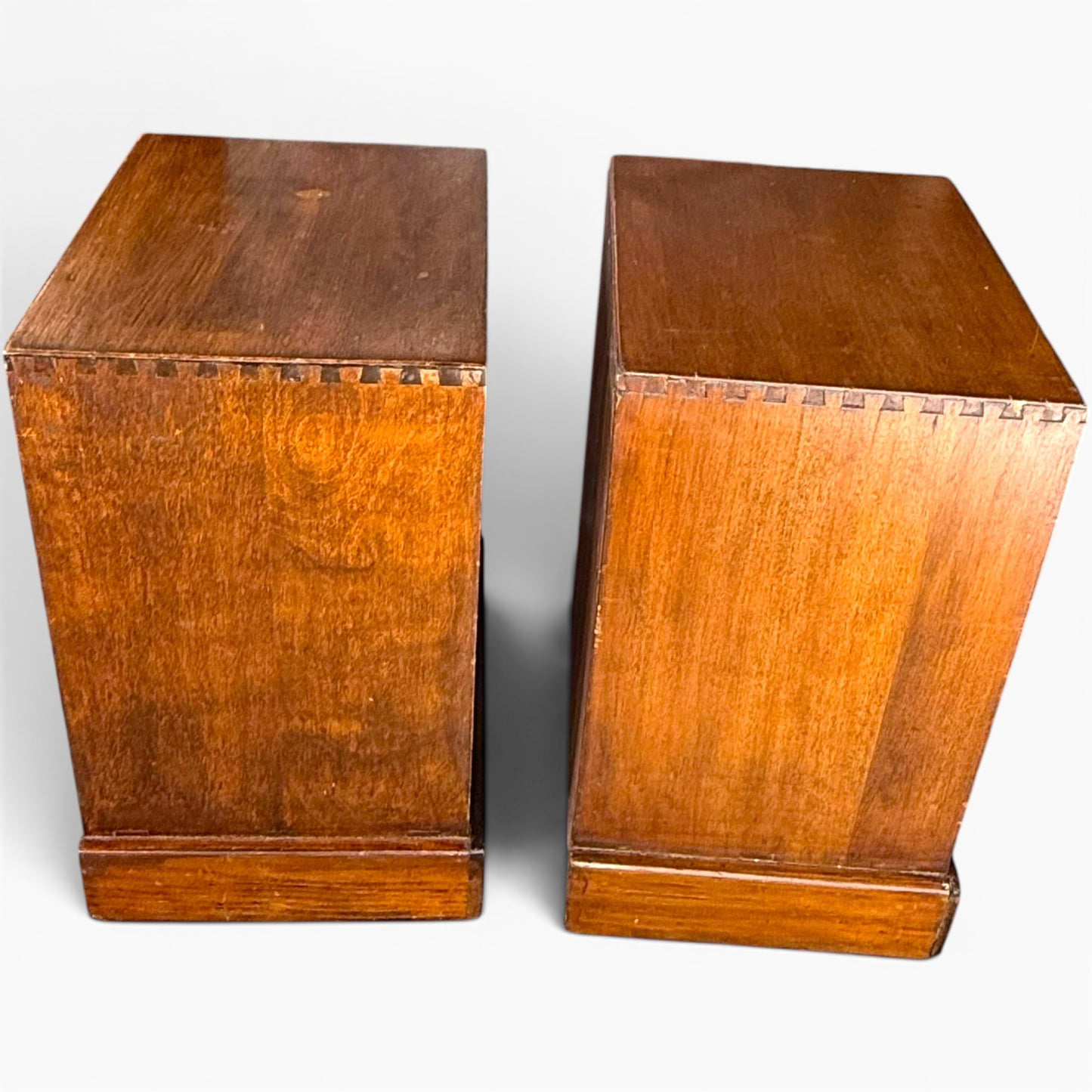 Pair of Antique Georgian Style Mahogany Bedside Tables