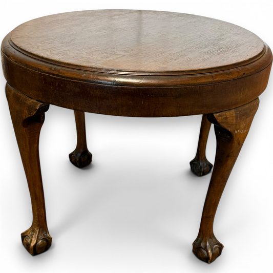 Antique Mahogany Round Coffee Table
