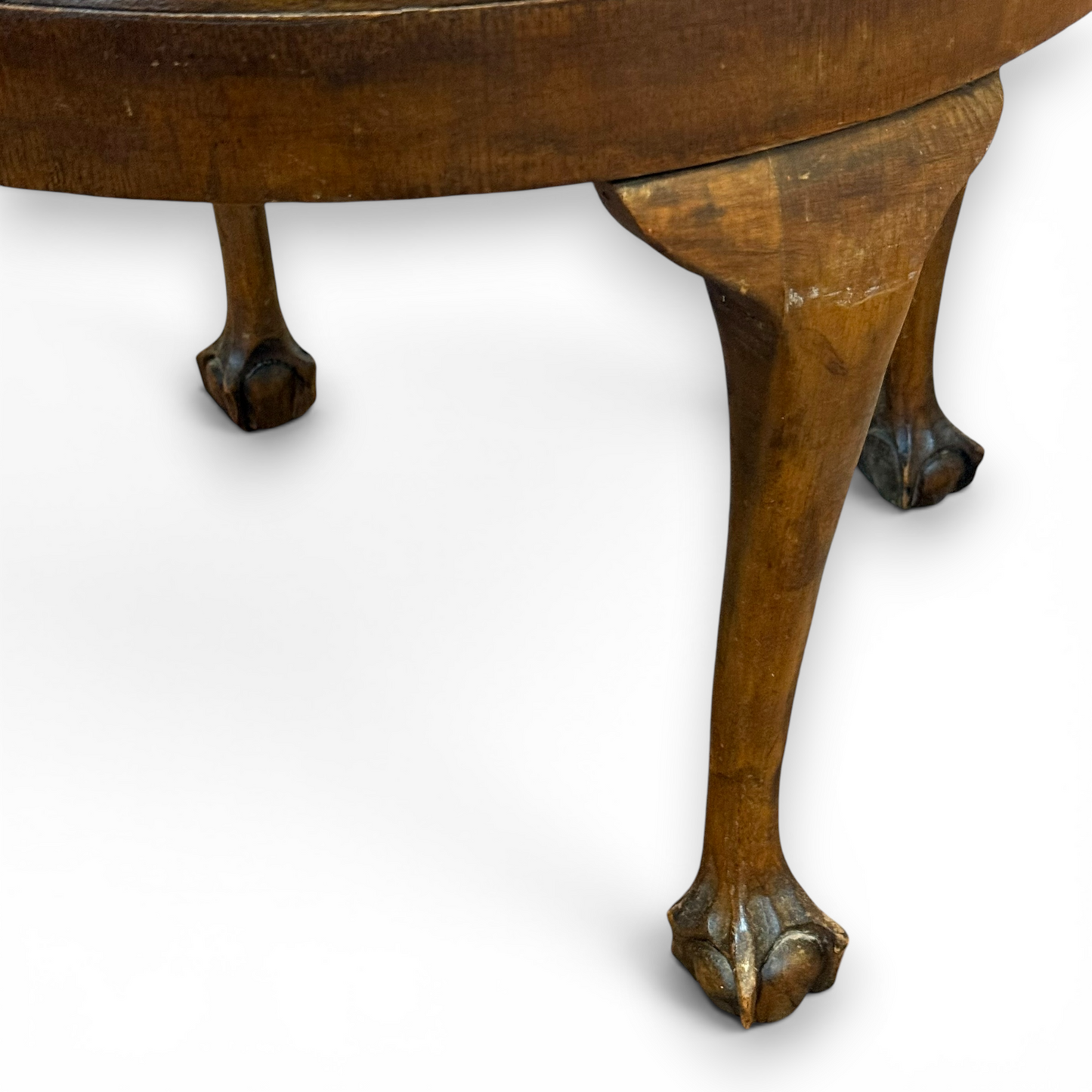 Antique Mahogany Round Coffee Table