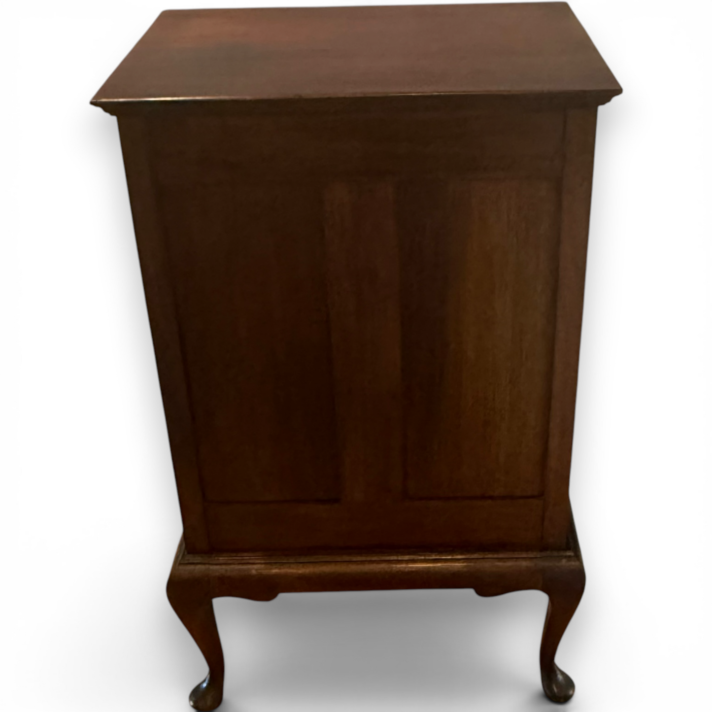 Victorian Mahogany Music Cabinet with Six Storage Compartments