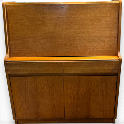Vintage Remploy Mid Century Bureau Writing Cabinet