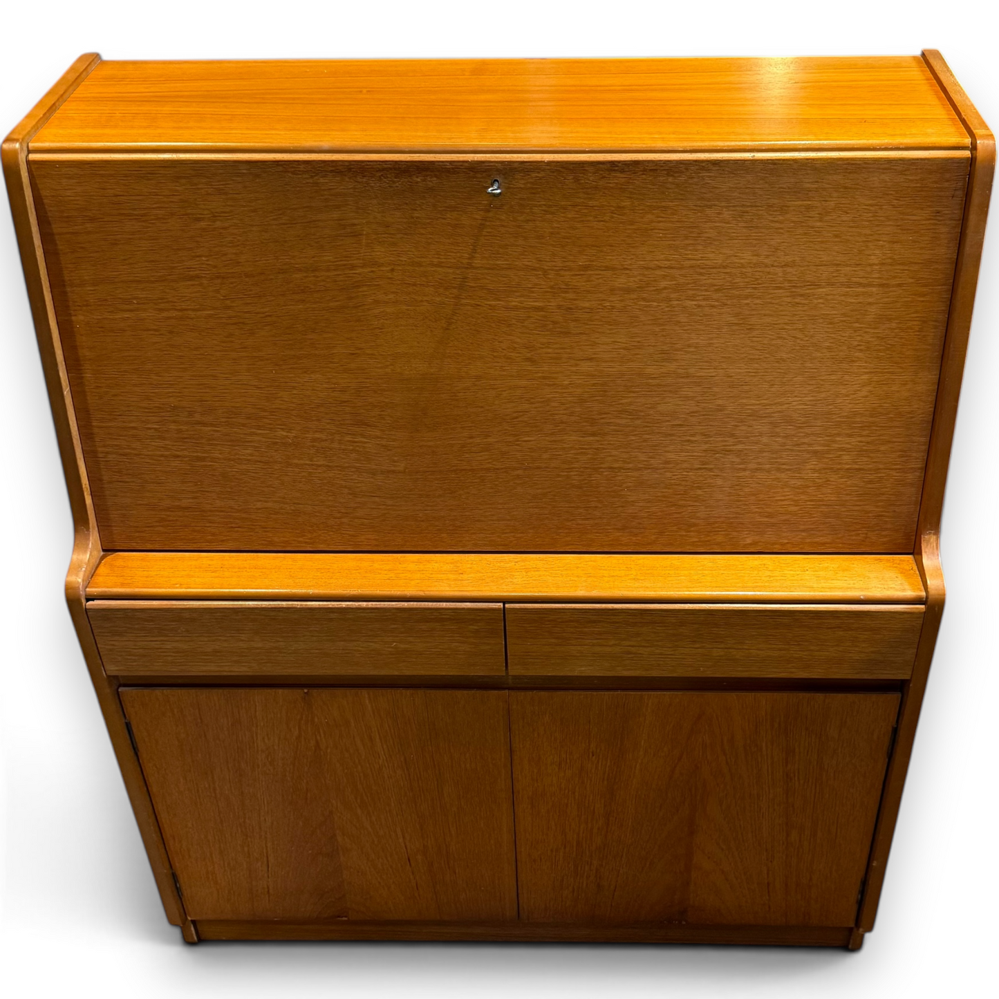 Vintage Remploy Mid Century Bureau Writing Cabinet