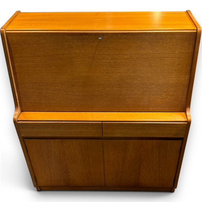 Vintage Remploy Mid Century Bureau Writing Cabinet