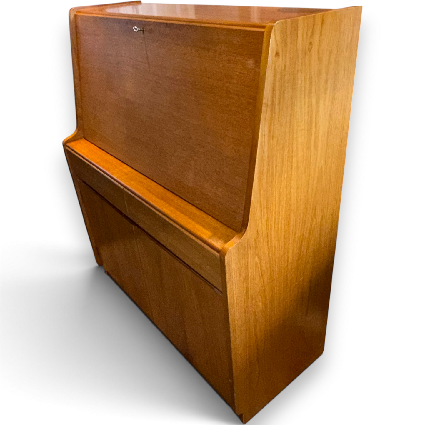 Vintage Remploy Mid Century Bureau Writing Cabinet
