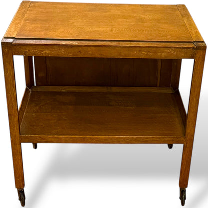 Mid Century Folding Tea & Hostess Trolley