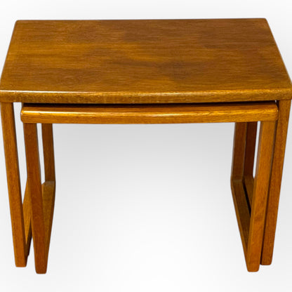 Vintage Teak Nesting Tables – Mid-Century Style Pair