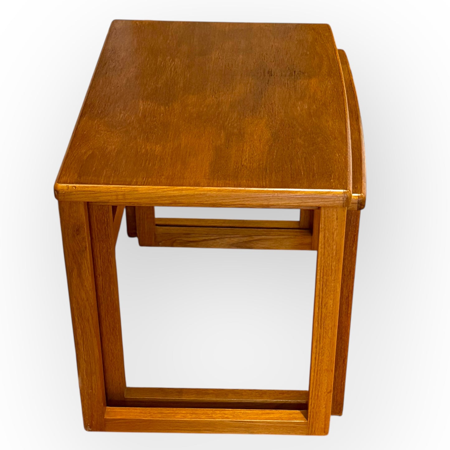 Vintage Teak Nesting Tables – Mid-Century Style Pair