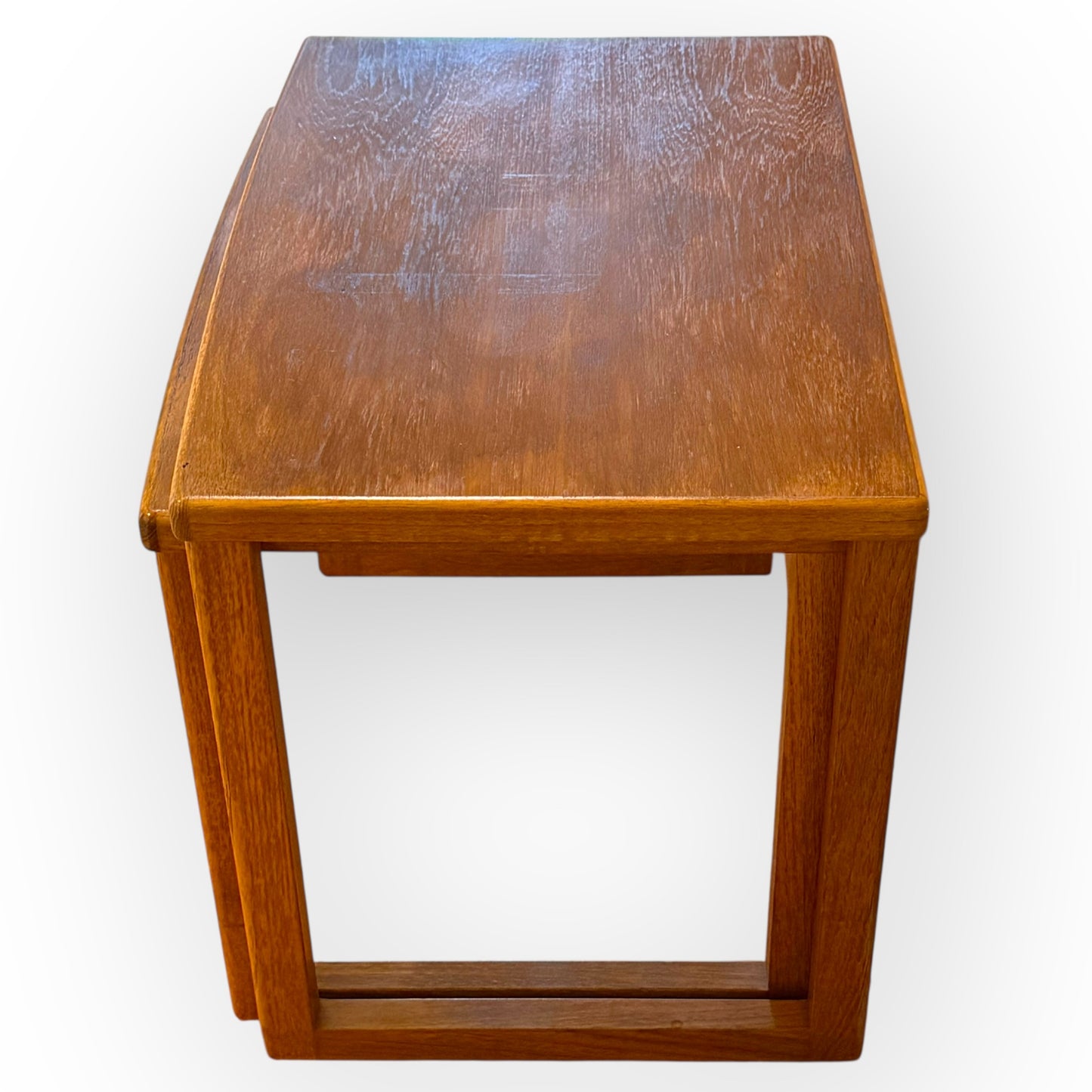 Vintage Teak Nesting Tables – Mid-Century Style Pair