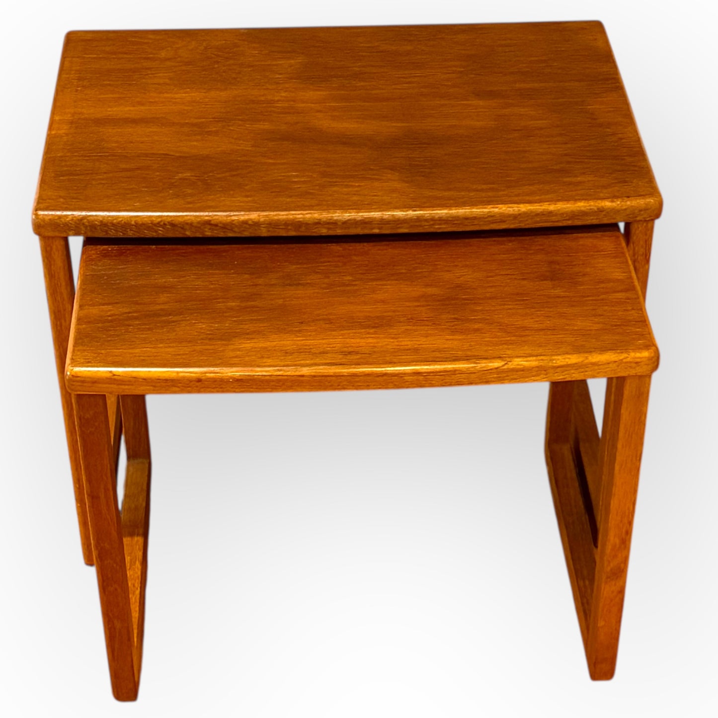 Vintage Teak Nesting Tables – Mid-Century Style Pair