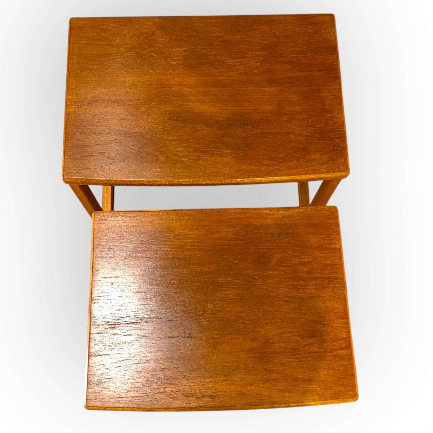 Vintage Teak Nesting Tables – Mid-Century Style Pair
