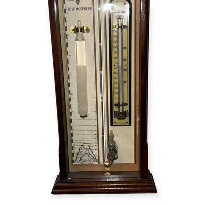 Victorian Style Admiral Fitzroy Mahogany Barometer