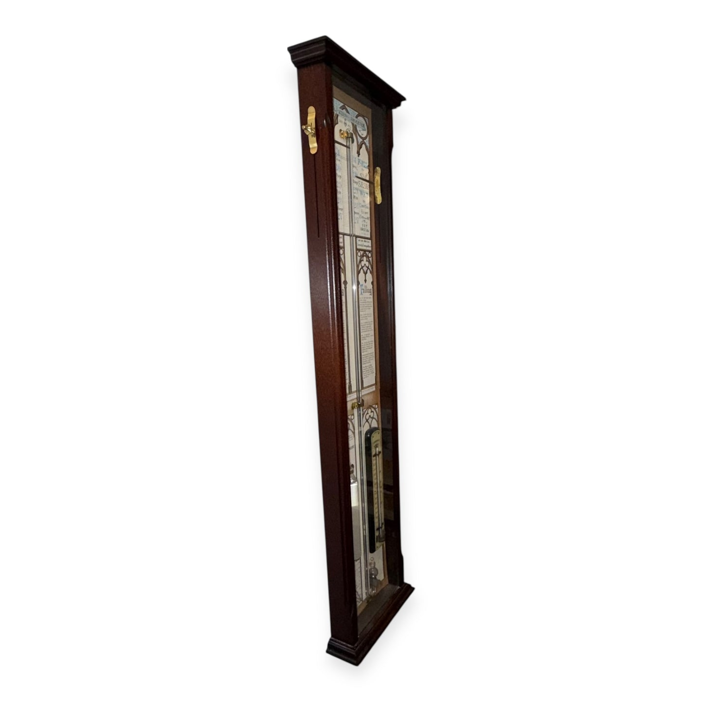 Victorian Style Admiral Fitzroy Mahogany Barometer