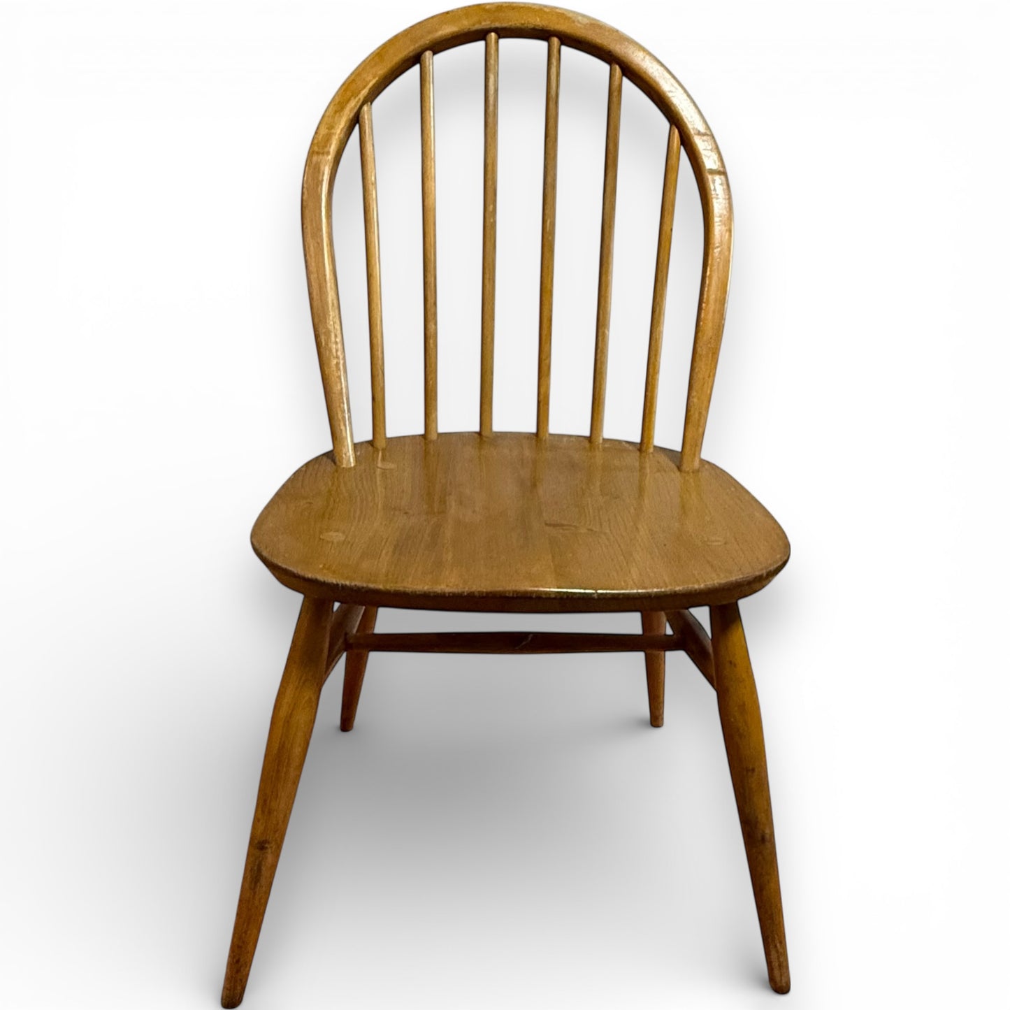 Vintage Ercol Blonde Windsor Hoop Back Chair