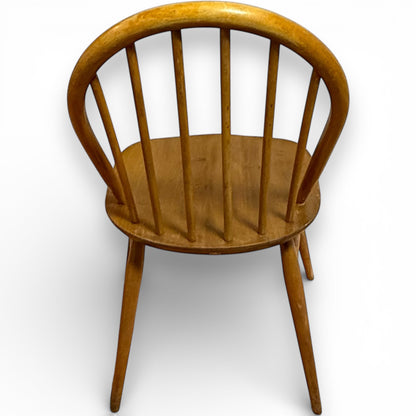 Vintage Ercol Blonde Windsor Hoop Back Chair