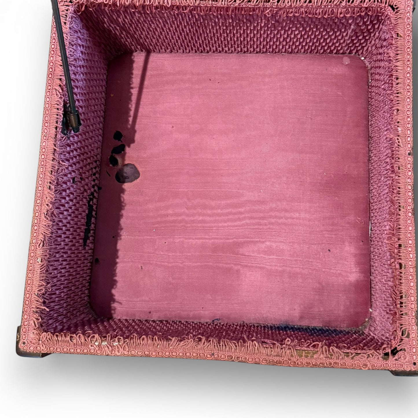 Vintage Queen Anne Style Sewing Cabinet with Cabriole Legs