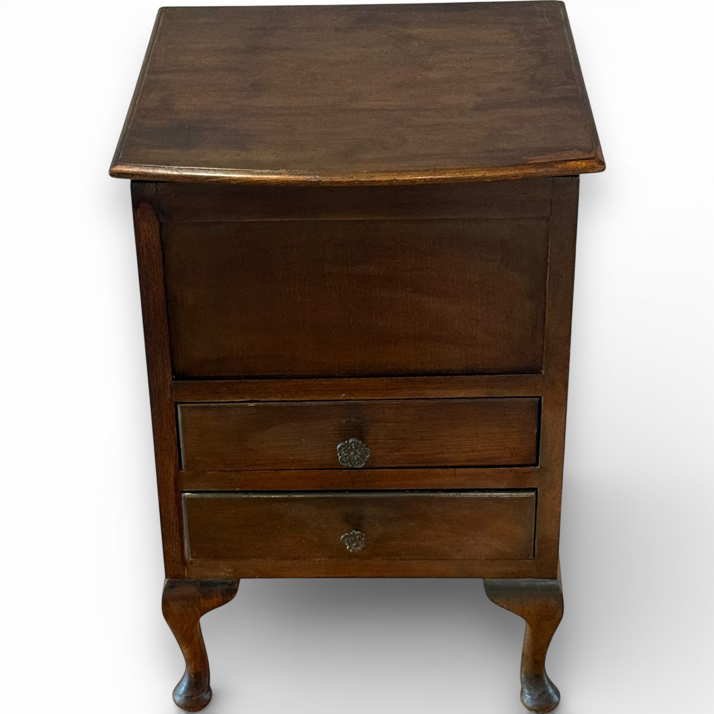 Early 20th Century Mahogany Sewing Cabinet in the Georgian Style