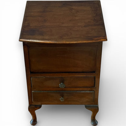 Early 20th Century Mahogany Sewing Cabinet in the Georgian Style
