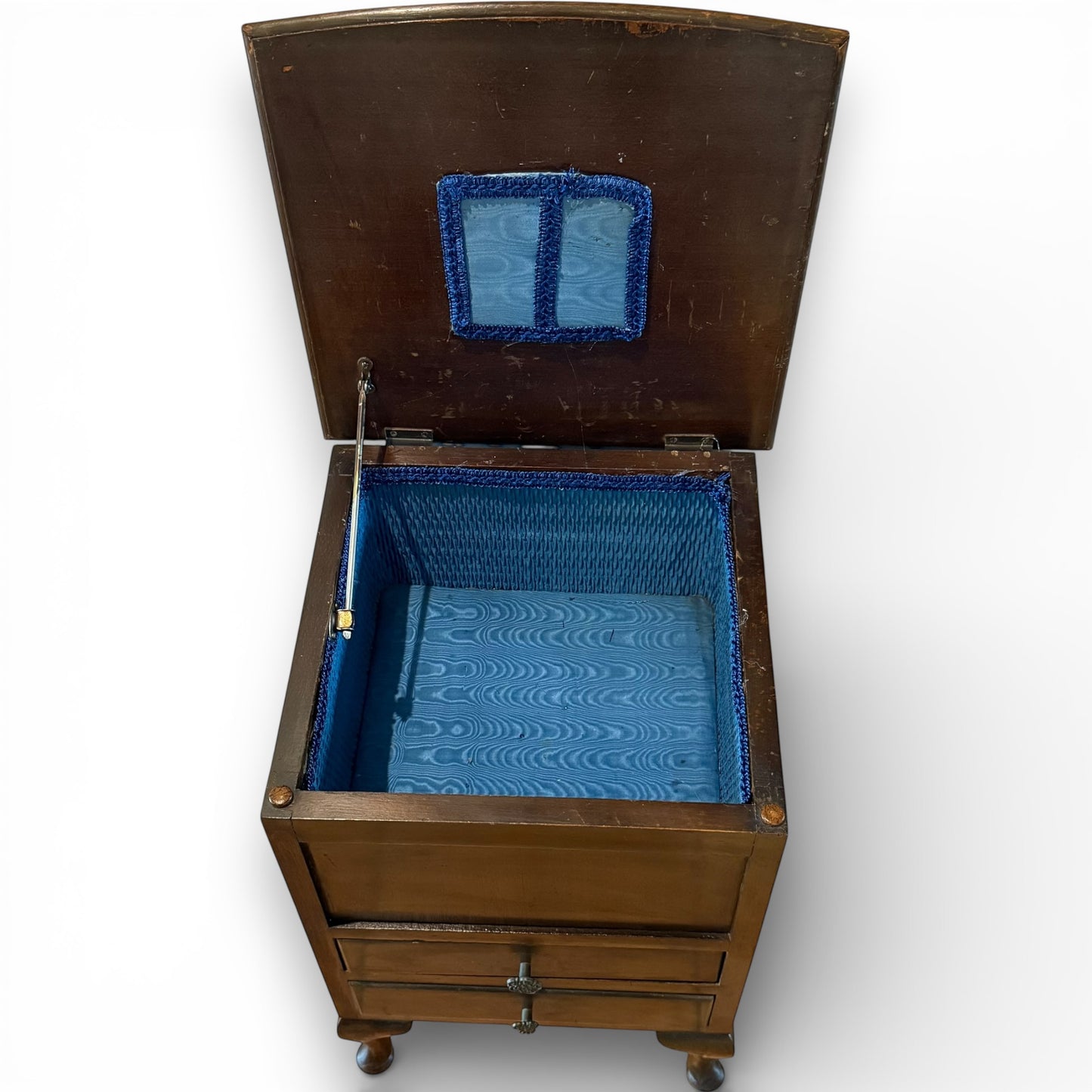 Early 20th Century Mahogany Sewing Cabinet in the Georgian Style