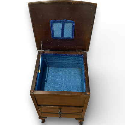 Early 20th Century Mahogany Sewing Cabinet in the Georgian Style