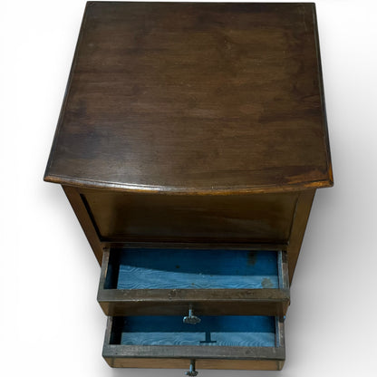 Early 20th Century Mahogany Sewing Cabinet in the Georgian Style