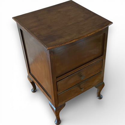 Early 20th Century Mahogany Sewing Cabinet in the Georgian Style