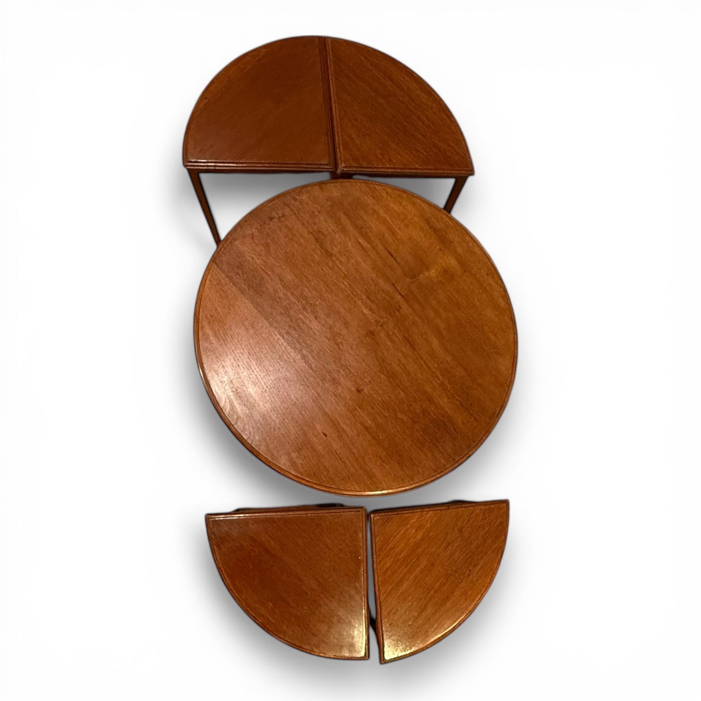 Art Deco Quartetto Nest of Tables Mahogany | Antique 1930s Nesting Tables
