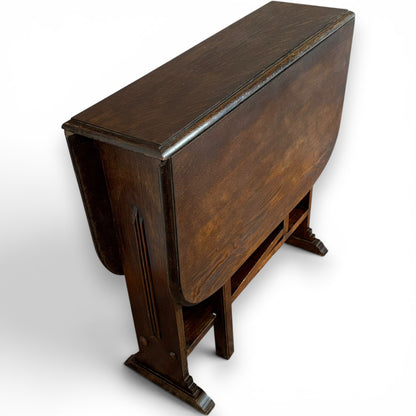 Antique Oak Art Deco Drop Leaf Gateleg Table C1930