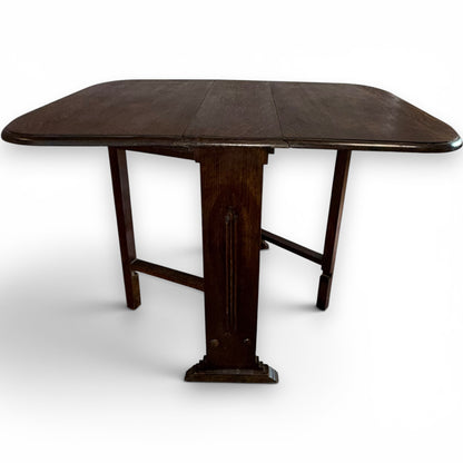 Antique Oak Art Deco Drop Leaf Gateleg Table C1930