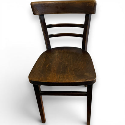Set Of 5 Vintage Czechoslovakian Bentwood Bistro Cafe Chairs