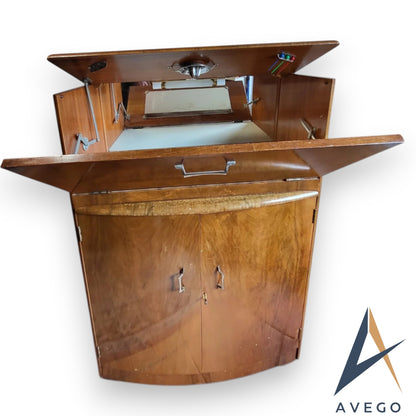 Vintage Turnidge of London Teak Drinks Cabinet Cocktail Cabinet