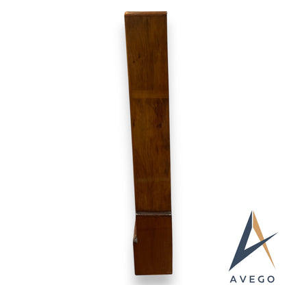 Art Deco Burr Walnut Longcase Grandfather Clock converted