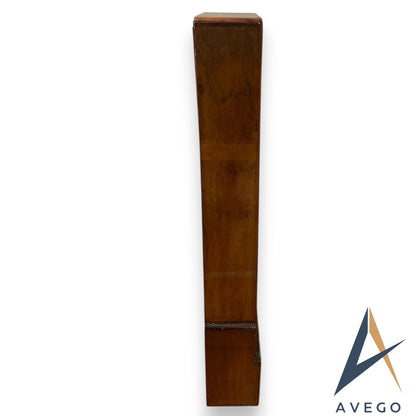 Art Deco Burr Walnut Longcase Grandfather Clock converted