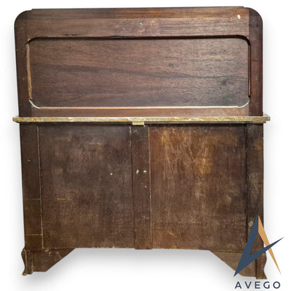 Antique Edwardian Marble Topped Washstand by Wadham and Sons Ltd