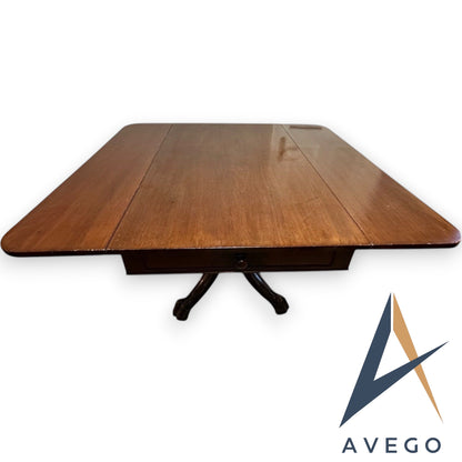 Antique 19th Century Mahogany Drop Leaf Pembroke Breakfast Table
