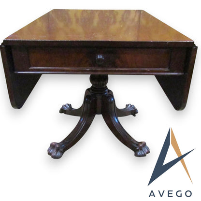 Antique 19th Century Mahogany Drop Leaf Pembroke Breakfast Table